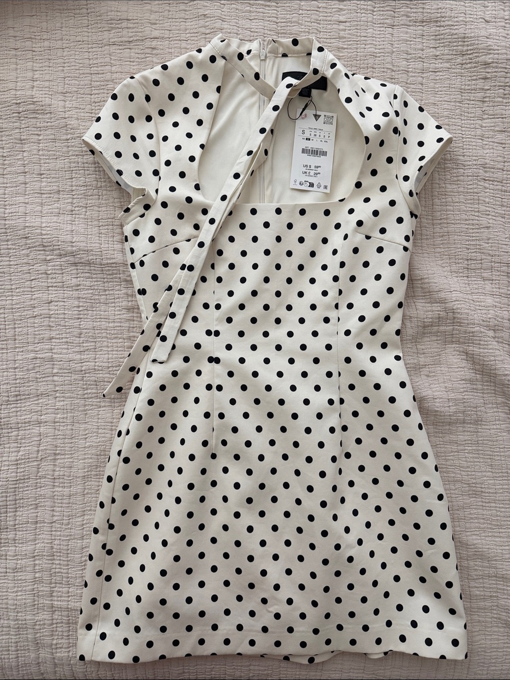 Zara polka dot dress